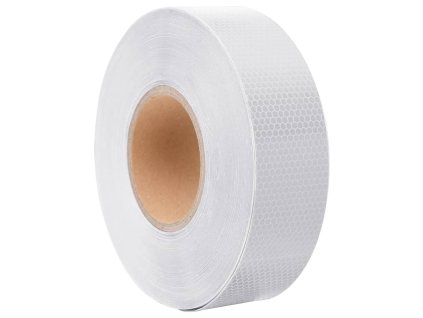 Reflexní páska bílá 5 cm x 50 m PVC 153122