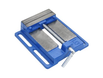 Svěrák pod sloupovou vrtačku modrý 150 mm litina 154634
