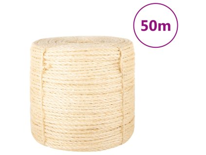 Provaz 100% sisal 6 mm 50 m 155013