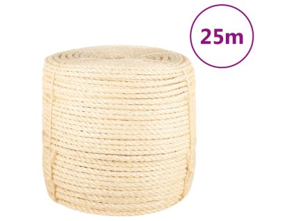 Provaz 100% sisal 8 mm 25 m 155017