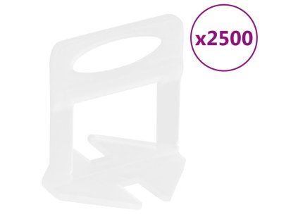 Nivelační spony na obklady 2 500 ks 3 mm 155281