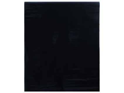 Okenní fólie statická matná černá 90 x 2 000 cm PVC 155837
