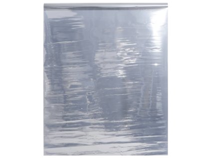 Solární fólie statická reflexní efekt stříbrná 90 x 500 cm PVC 155865