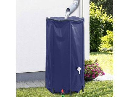 Nádrž na vodu s kohoutkem skládací 250 l PVC 155999