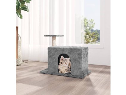 Škrabadlo pro kočky se sisalovým sloupkem světle šedé 51 cm 171586