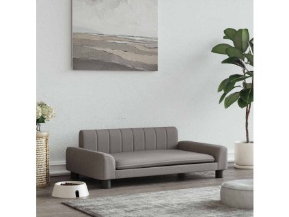 Pelíšek pro psy taupe 90 x 53 x 30 cm textil 171850
