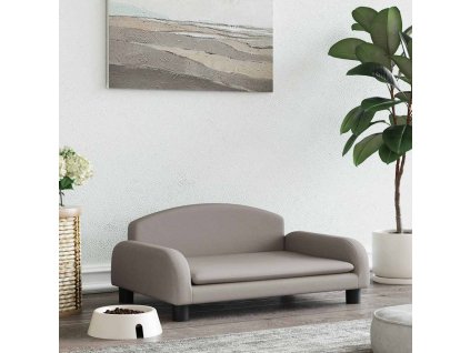 Pelíšek pro psy taupe 70 x 45 x 30 cm textil 171963