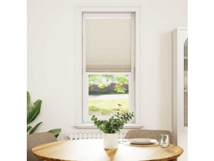 Plisovaná roleta 60 x 125 cm krémová 240626