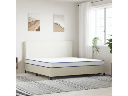 Matrace paměťová pěna 200x180x17 cm měkká 241076