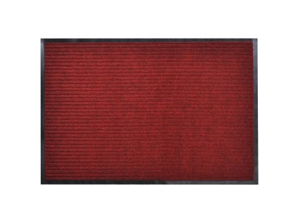 Červená PVC rohožka 90 x 120 cm 241270
