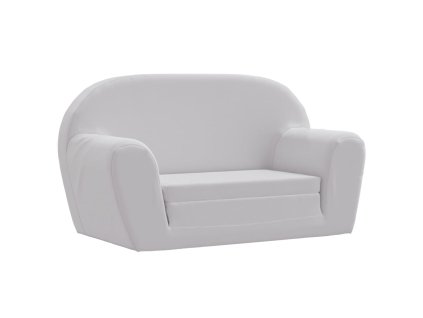 Dětská rozkládací pohovka / lehátko, šedá 243257