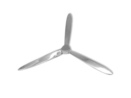 Nástěnná vrtule, hliník stříbrná 70 cm 243517