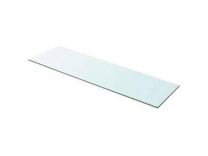 Policová deska sklo čiré 100x30 cm 243846