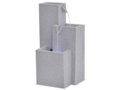 Interiérová fontána s LED osvětlením, polyresin 244291