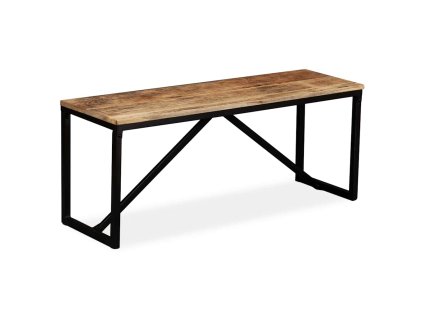 Lavice masivní mangovníkové dřevo 110 x 35 x 45 cm 244902