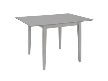 Rozkládací jídelní stůl šedý (80–120) x 80 x 74 cm MDF 247627