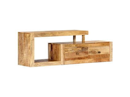 TV stolek 120 x 30 x 40 cm masivní mangovníkové dřevo 248099