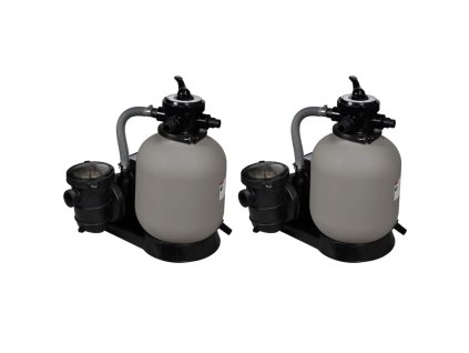 Písková filtrační čerpadla 2 ks 600 W 17 000 l/h 277090