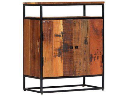 Odkládací skříňka 60x35x76 cm masivní recyklované dřevo a ocel 282727