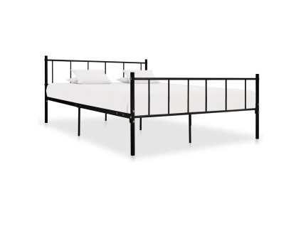 Rám postele černý kov 180 x 200 cm 284641