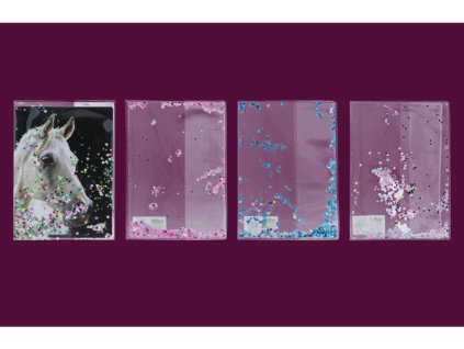 143350 obal na sesit a5 glitter