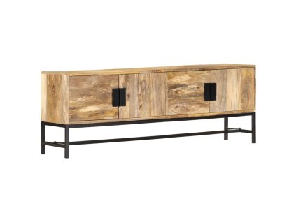 TV stolek 140 x 30 x 50 cm masivní mangovníkové dřevo 285863