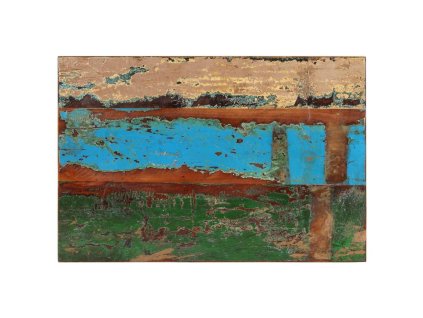 Obdélníková stolní deska 60×90 cm 25–27 mm recyklované dřevo 286055