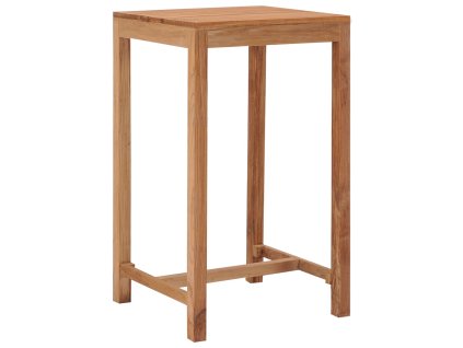 Zahradní barový stůl 60 x 60 x 105 cm masivní teakové dřevo 287235