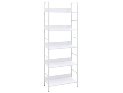 Knihovna s 5 policemi bílá 60x27,6x158,5 cm kompozitní dřevo 288228