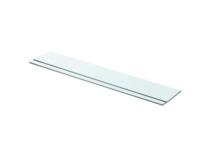 Policové desky 2 ks sklo čiré 80 x 12 cm 3051572