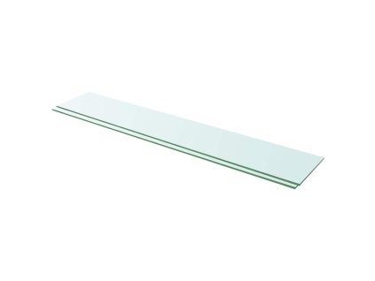 Policové desky 2 ks sklo čiré 110 x 20 cm 3051589