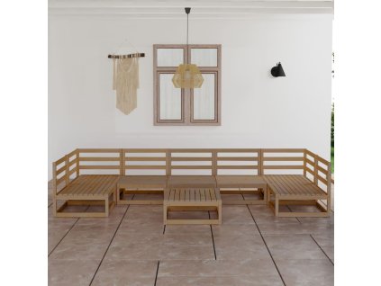 8dílná zahradní sedací souprava masivní borovice 3076137