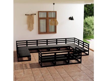 13dílná zahradní sedací souprava masivní borovice 3076233