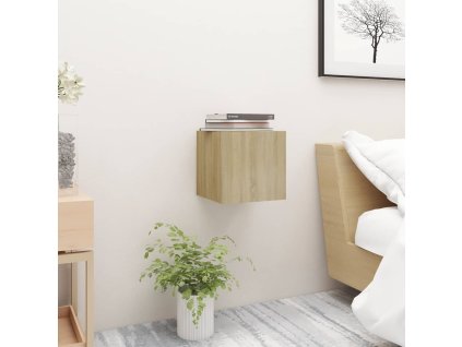 Noční stolek dub sonoma 30,5 x 30 x 30 cm kompozitní dřevo 3079715