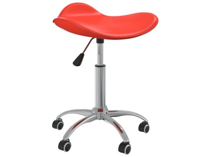 Kancelářská židle červená umělá kůže 3088557