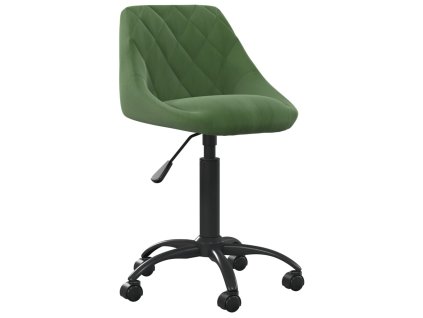 Kancelářská židle tmavě zelená samet 3088849