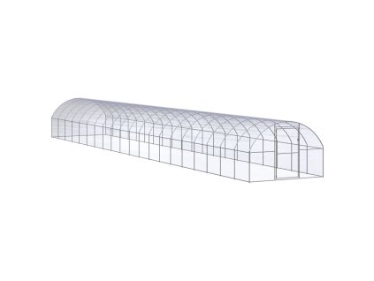 Venkovní klec pro kuřata 3 x 20 x 2 m pozinkovaná ocel 3095470