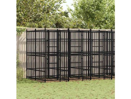 Venkovní psí kotec ocel 11,06 m² 3097941