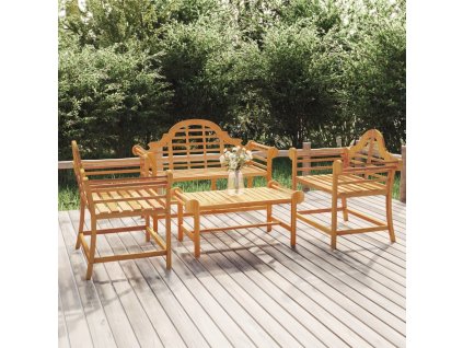 4dílná zahradní sedací souprava masivní teak 3100779