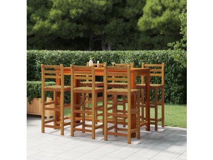 Barové stoličky 6 ks masivní akáciové dřevo 3115987