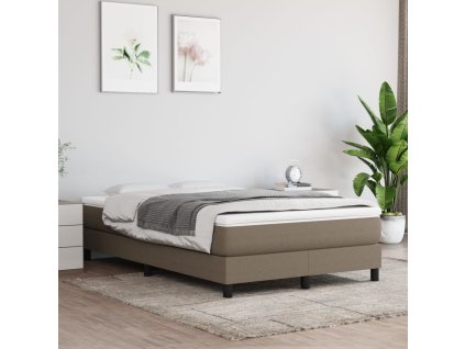 Rám postele bez matrace taupe 120 x 200 cm textil 3120504