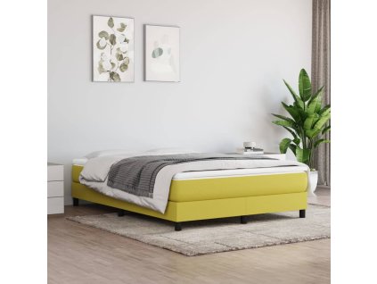 Rám postele bez matrace zelený 140 x 200 cm textil 3120523