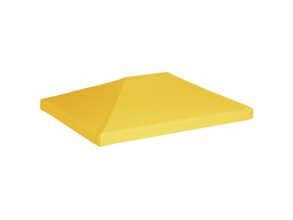 Náhradní střecha na altán 270 g/m² 4 x 3 m žlutá 312082
