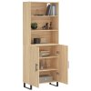 Skříň highboard dub sonoma 69,5 x 34 x 180 cm kompozitní dřevo 3189280