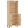 Skříň highboard dub sonoma 69,5 x 34 x 180 cm kompozitní dřevo 3189280