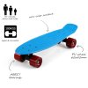 12467 2 pennyboard 57 cm modro cerveny