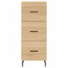 Skříň highboard dub sonoma 34,5 x 34 x 180 cm kompozitní dřevo 3198868