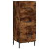 Skříň highboard kouřový dub 34,5 x 34 x 180 cm kompozitní dřevo 3199246