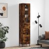 Skříň highboard kouřový dub 34,5 x 34 x 180 cm kompozitní dřevo 3199246