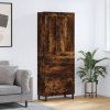 Skříň highboard kouřový dub 69,5 x 34 x 180 cm kompozitní dřevo 3199774